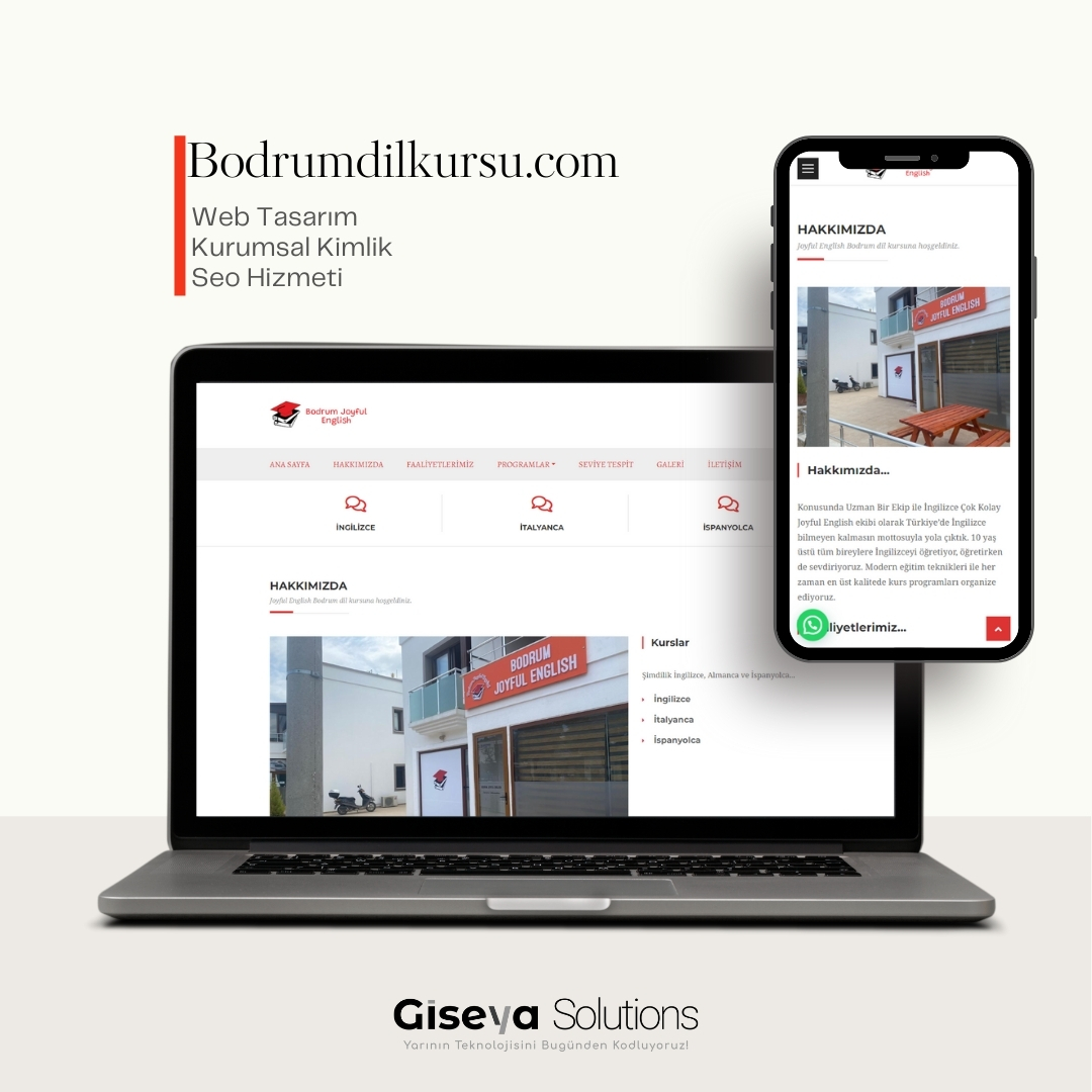 Bodrum Dil Kursu Web Tasarım